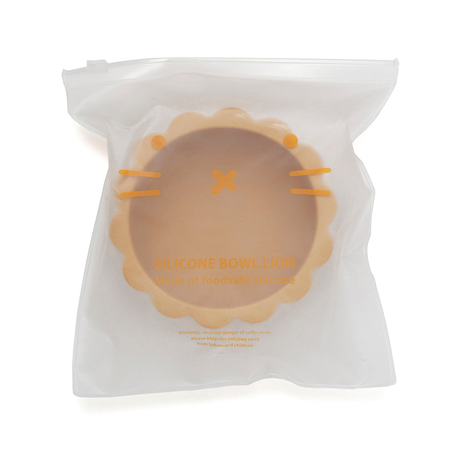 Taça com ventosa lion ocre Dinnerware Petit Monkey 