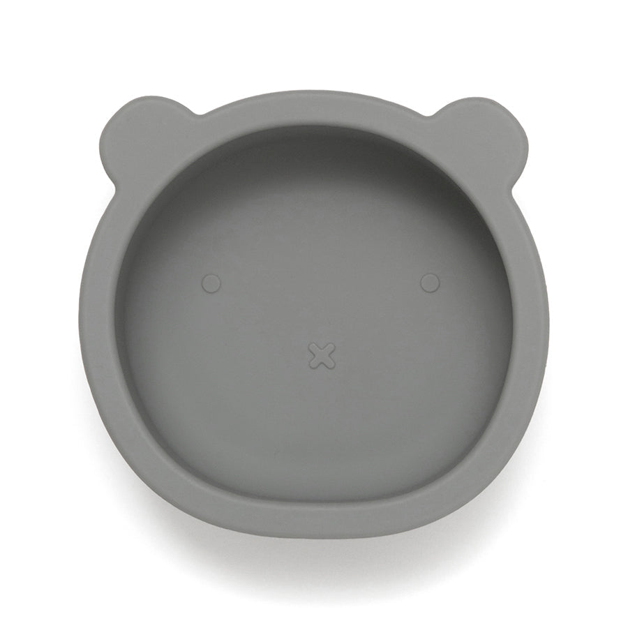 Taça com ventosa bear pewter green Dinnerware Petit Monkey 
