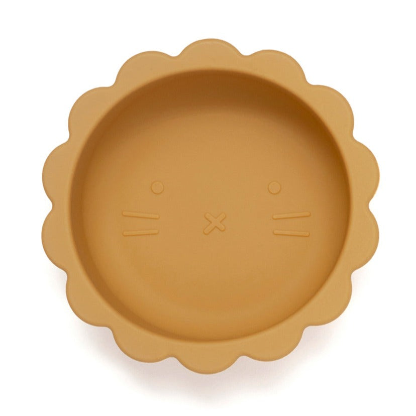 Taça com ventosa lion ocre Dinnerware Petit Monkey 
