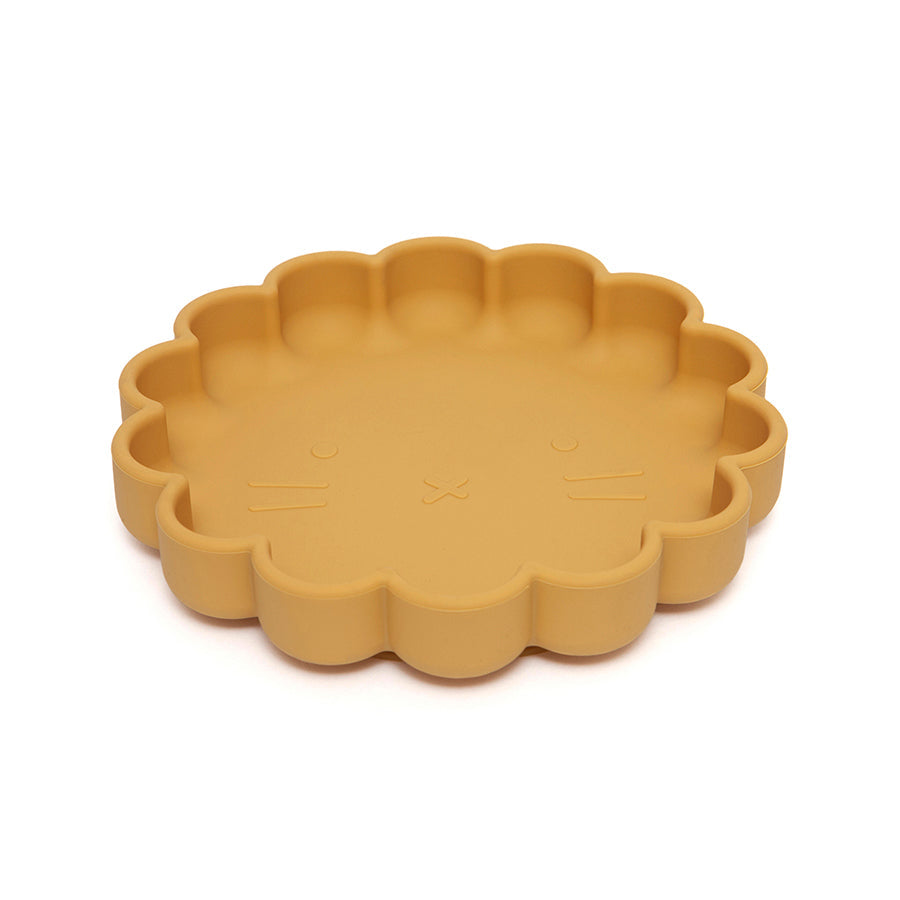 Prato com ventosa lion ocre Dinnerware Petit Monkey 