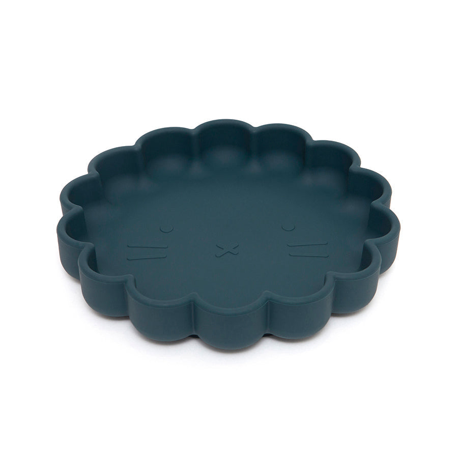 Prato com ventosa balsam blue Dinnerware Petit Monkey 