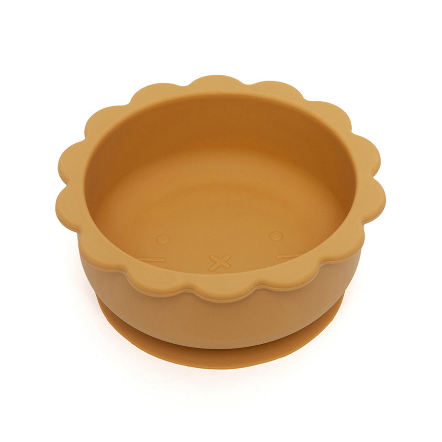Taça com ventosa lion ocre Dinnerware Petit Monkey 