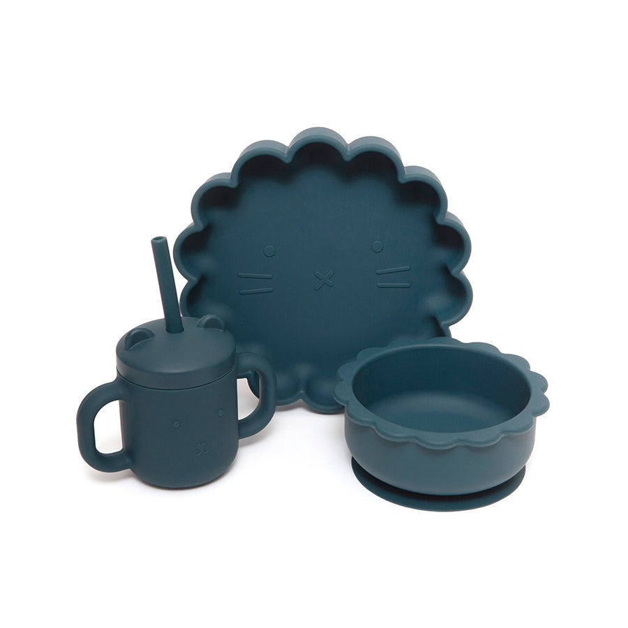 Taça com ventosa lion balsam blue Dinnerware Petit Monkey 