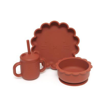 Prato com ventosa baked clay Dinnerware Petit Monkey 