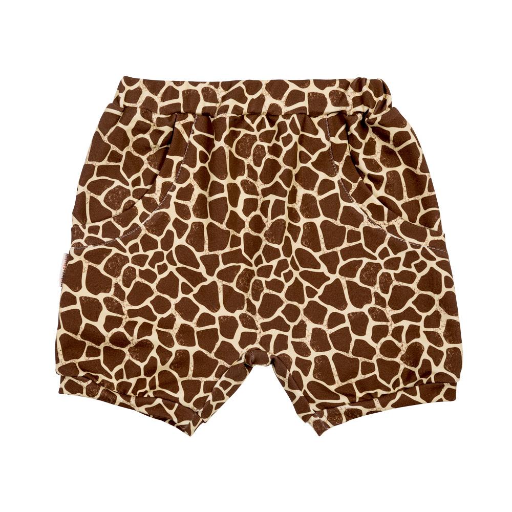 Shorts with pockets giraffe skin Malinami Bottoms Malinami