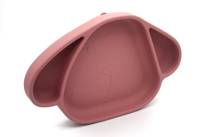 Silicone suction dish dog wild rose Dinnerware the cotton cloud 