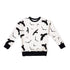 Sweatshirt birds on ecru Tops Malinami 
