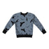 Sweatshirt birds on dusty blue Tops Malinami 