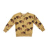 Sweatshirt bison on mustard Tops Malinami 