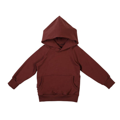 Camisola c/capuz e bolso burgundy Tops Malinami 