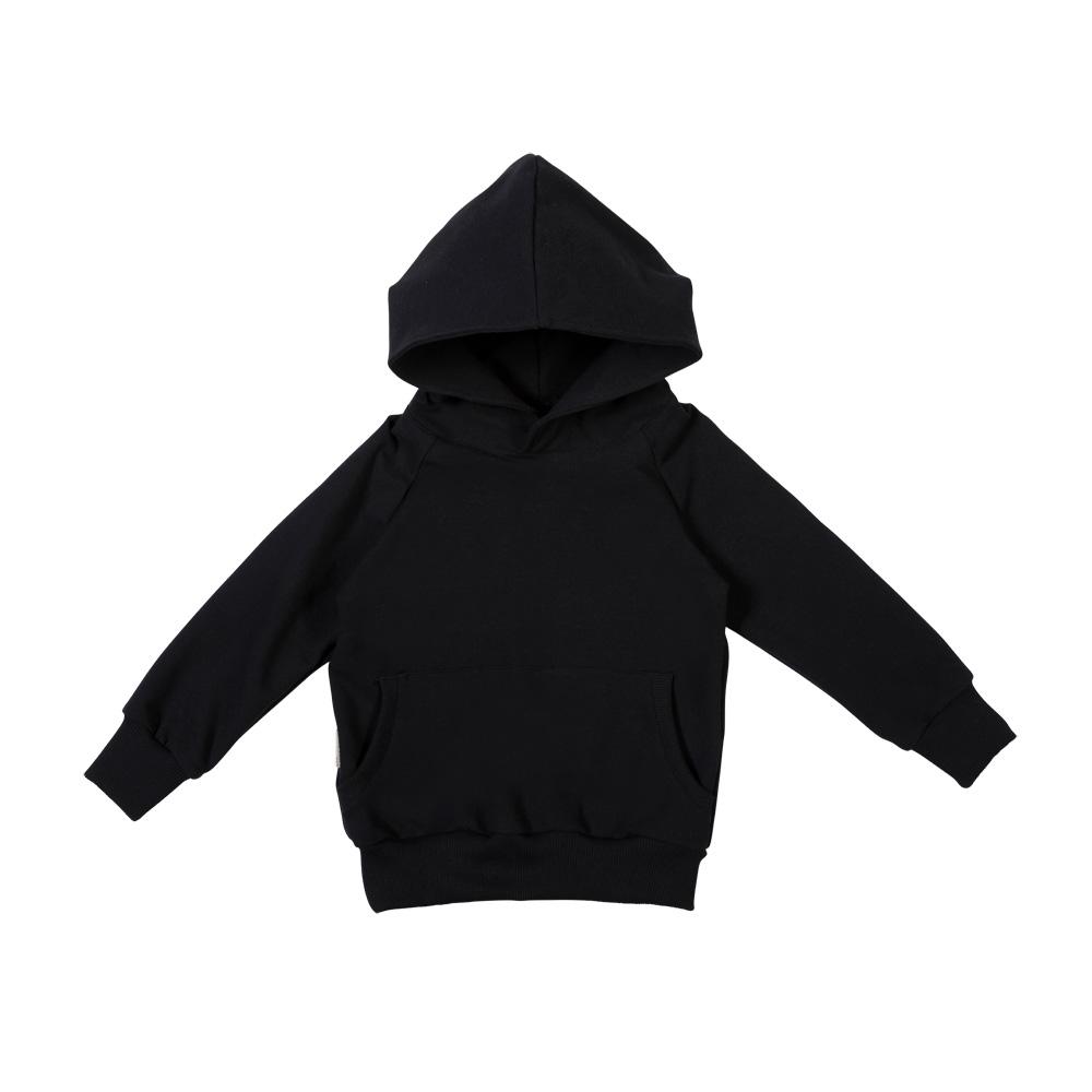 Camisola c/capuz e bolso black Tops Malinami