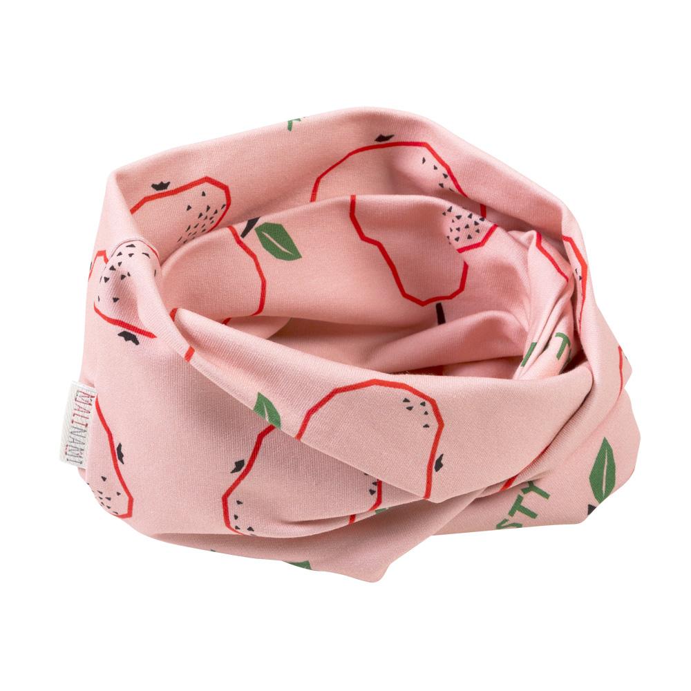 Cachecol fruits on pink Scarf Malinami