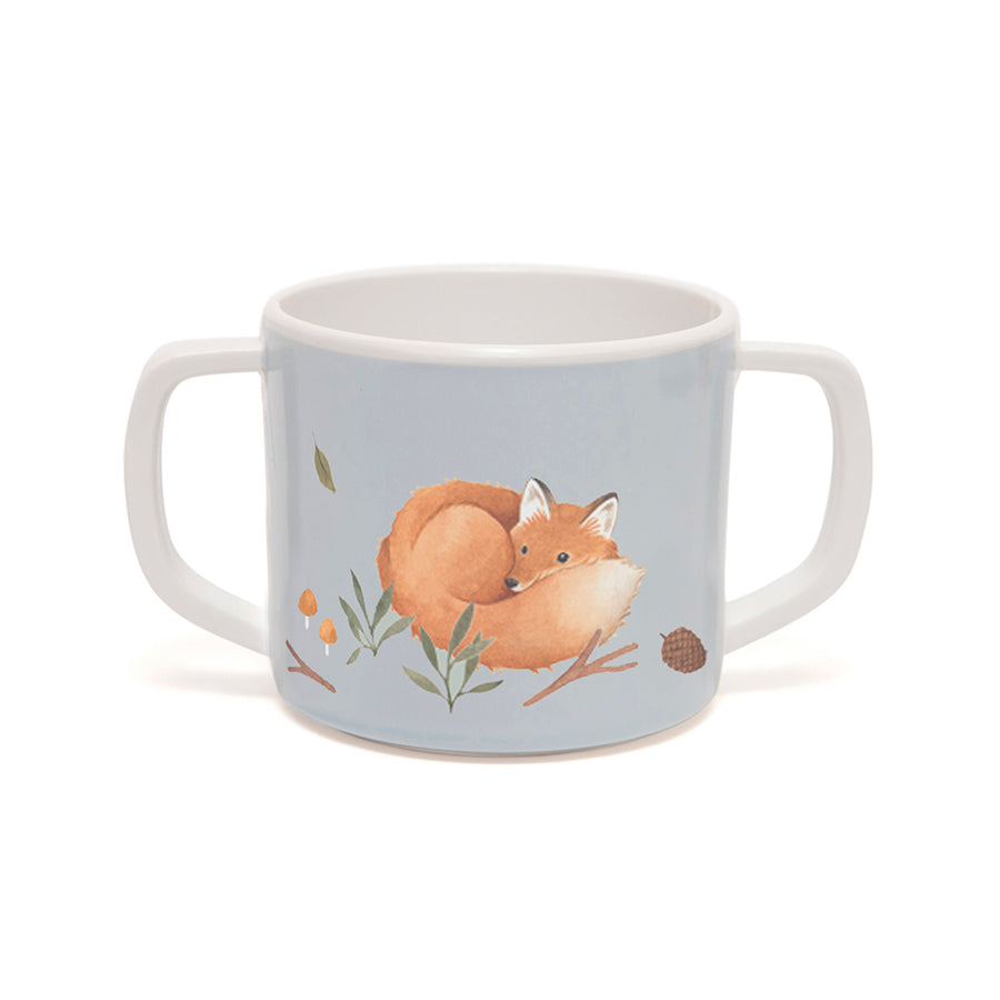 Copo com pegas fox dove blue Dinnerware Petit Monkey 