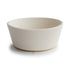 Silicone suction bowl ivory mushie meal mushie 