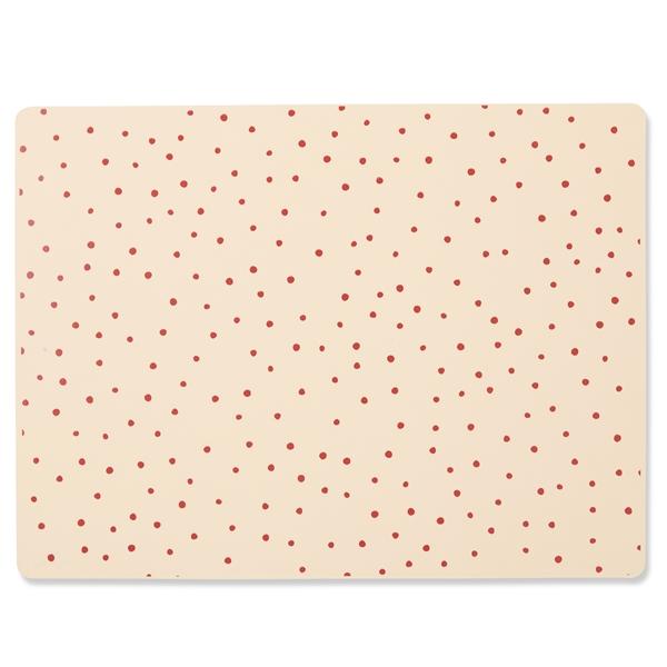 Silicone placemat red dot Konges sløjd Meal Konges sløjd 