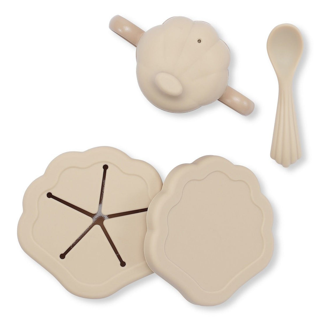 Silicone clam set shell Konges sløjd Meal Konges sløjd