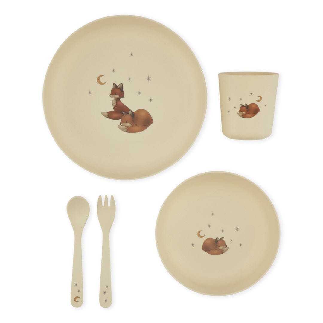 Conjunto de refeição foxie meal Konges sløjd 