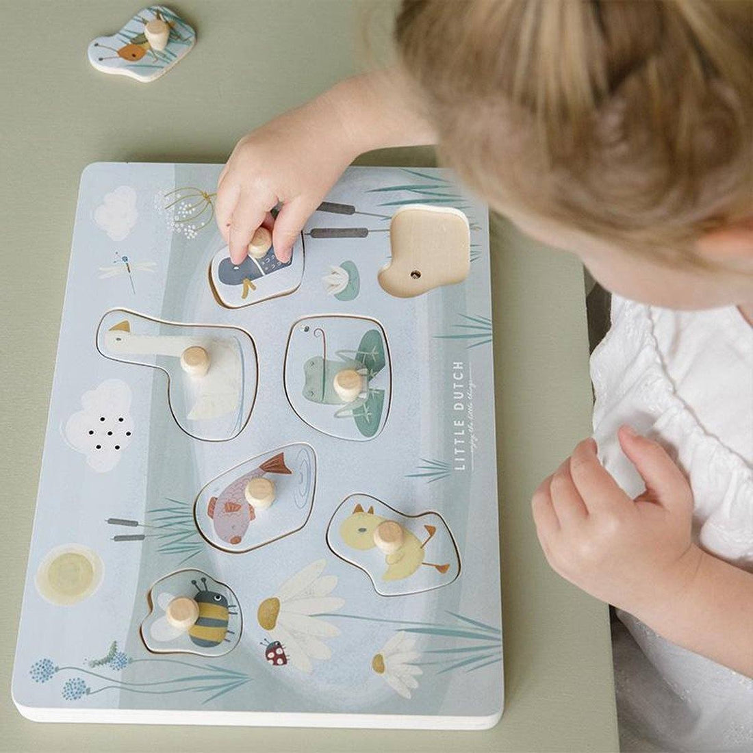Wooden sound puzzle Little Goose Little Dutch Toys Little Dutch