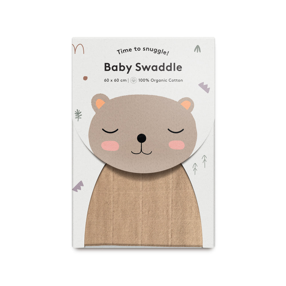 Musselina swaddle 60 cm sand Muslin Little Otja 