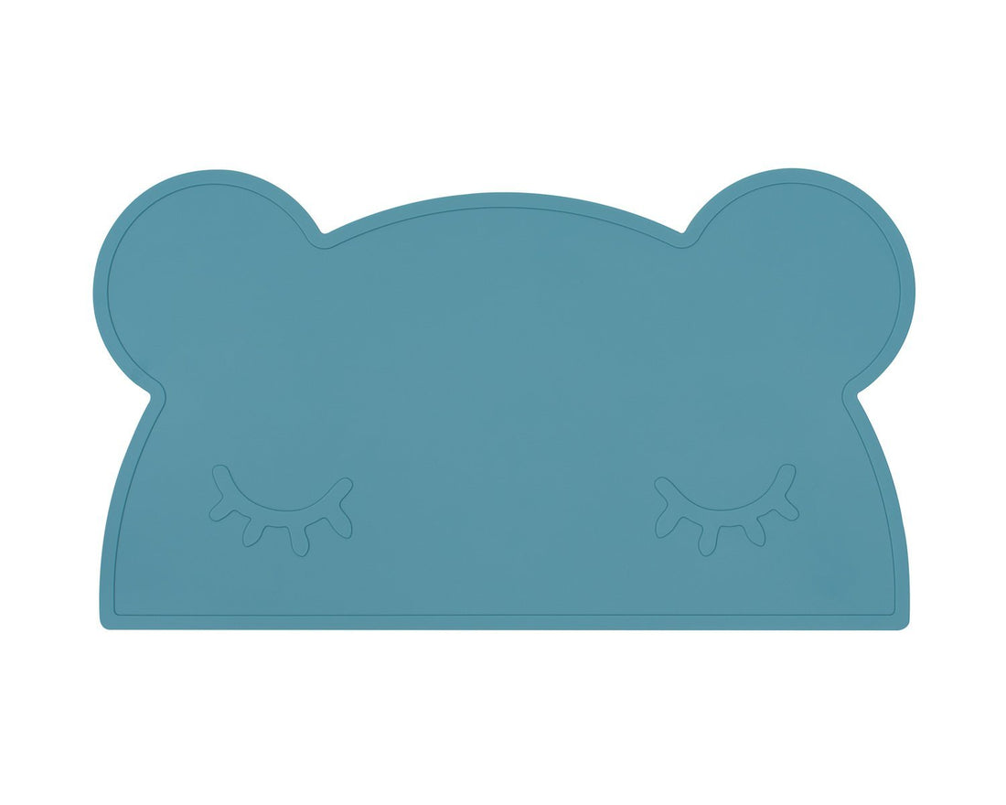 Individual de silicone bear blue dusk Dinnerware we might be tiny