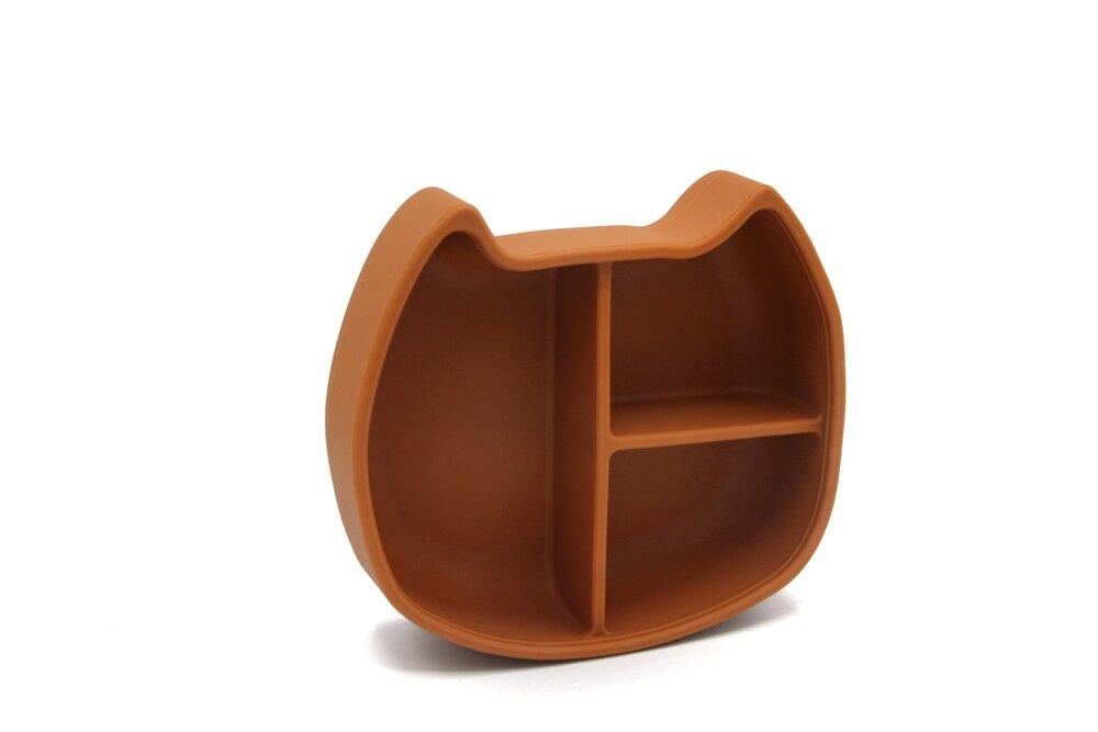 Lunchbox silicone cat caramel Dinnerware the cotton cloud
