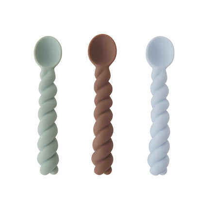 3 colheres blue/choco/mint Dinnerware OYOY 