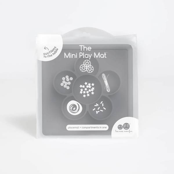Mini play mat slate ezpz dinnerware ezpz 