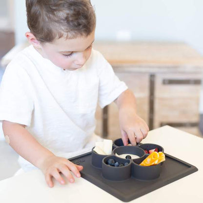 Mini play mat slate ezpz dinnerware ezpz 