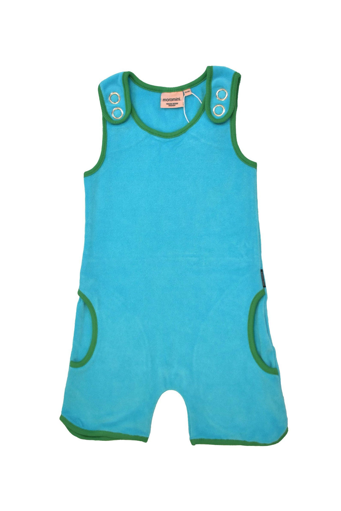 Terry short playsuit blue Moromini Dungarees Moromini