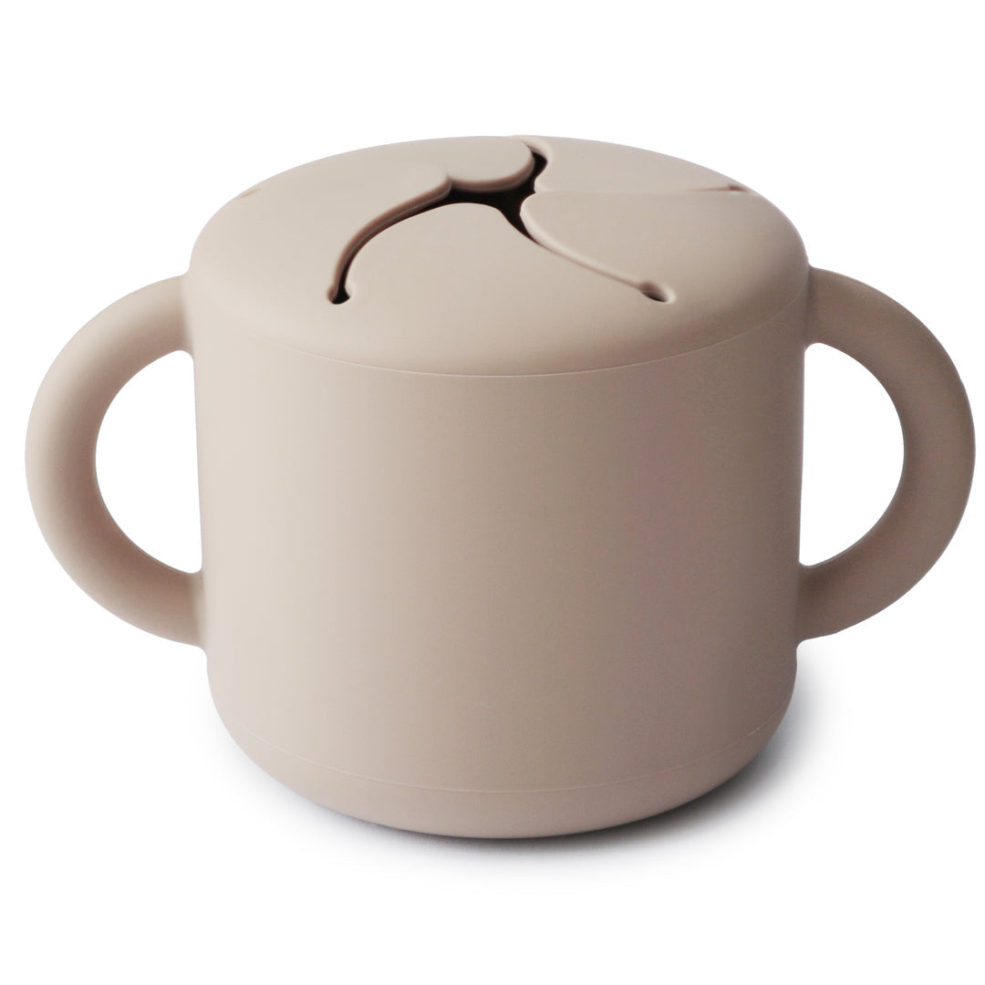 Snack cup shifting sand mushie meal mushie