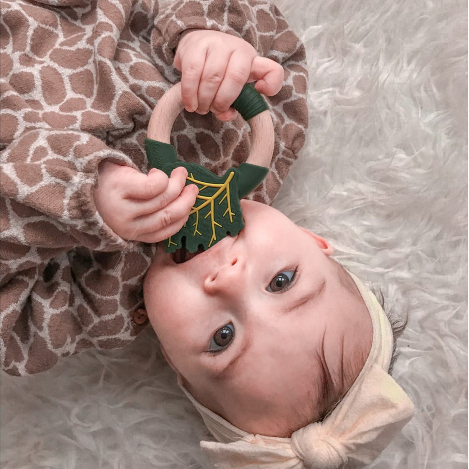 Kale teething toy Nibbling