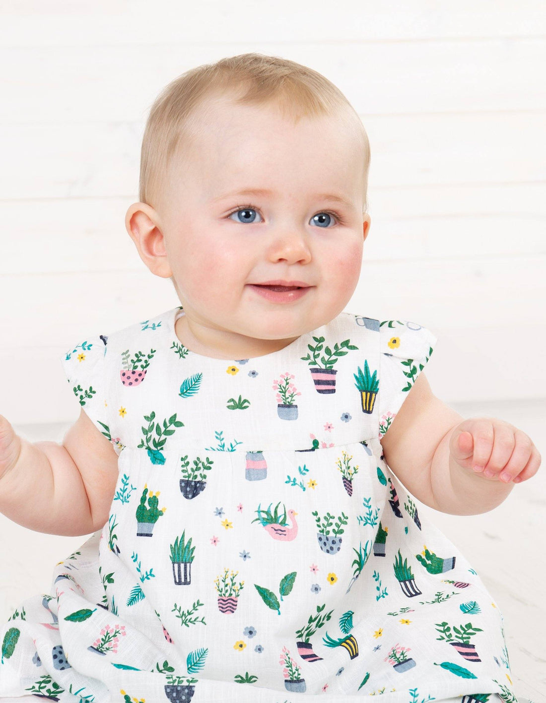 Dolly muslin outfit - greenhouse Frugi playsuit Frugi