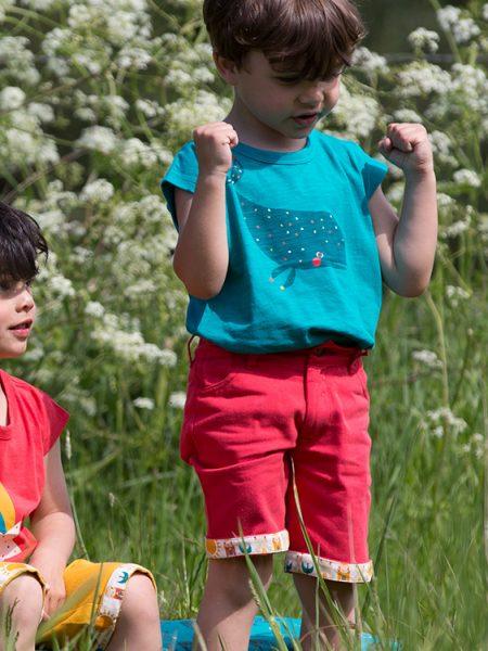 Red sunshine shorts Bottoms Little Green Radicals 