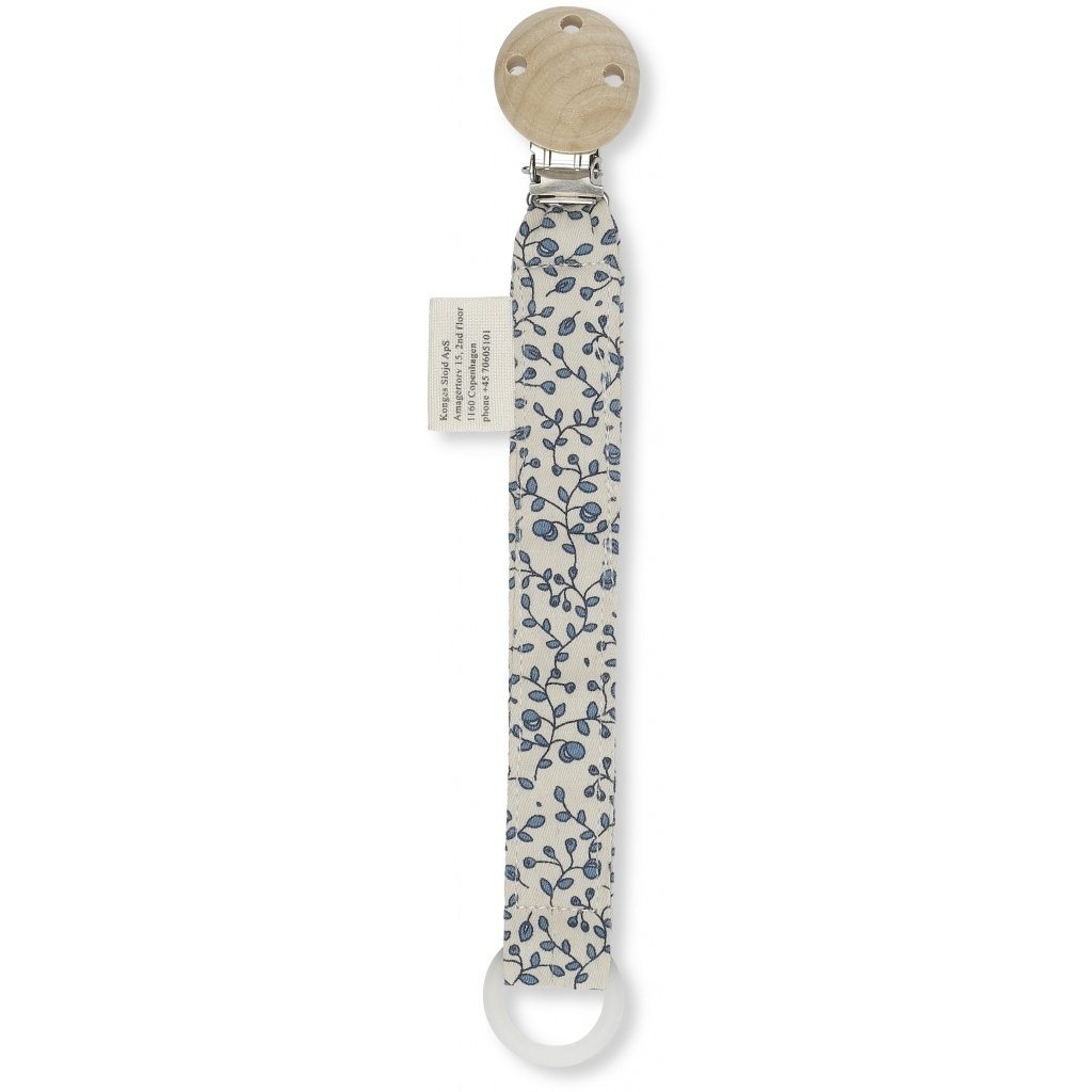 Pacifier clip blue blossom Konges sløjd Holder Konges sløjd 