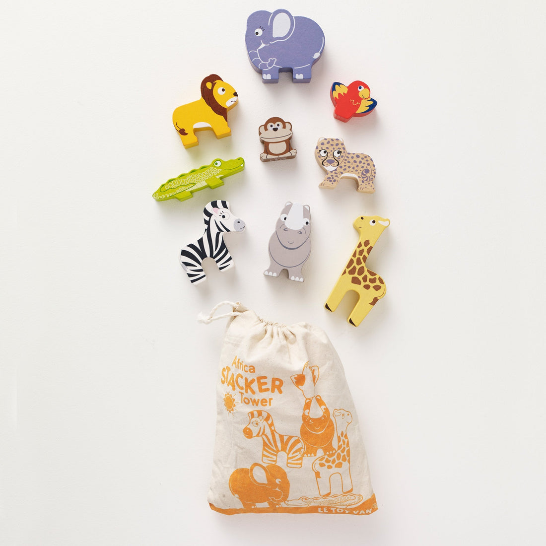 Africa stacker and bag Le Toy Van Toys Le Toy Van