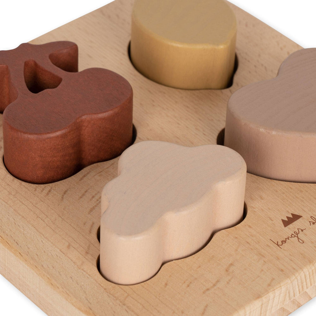 Puzzle madeira coração FSC Babete Konges sløjd 