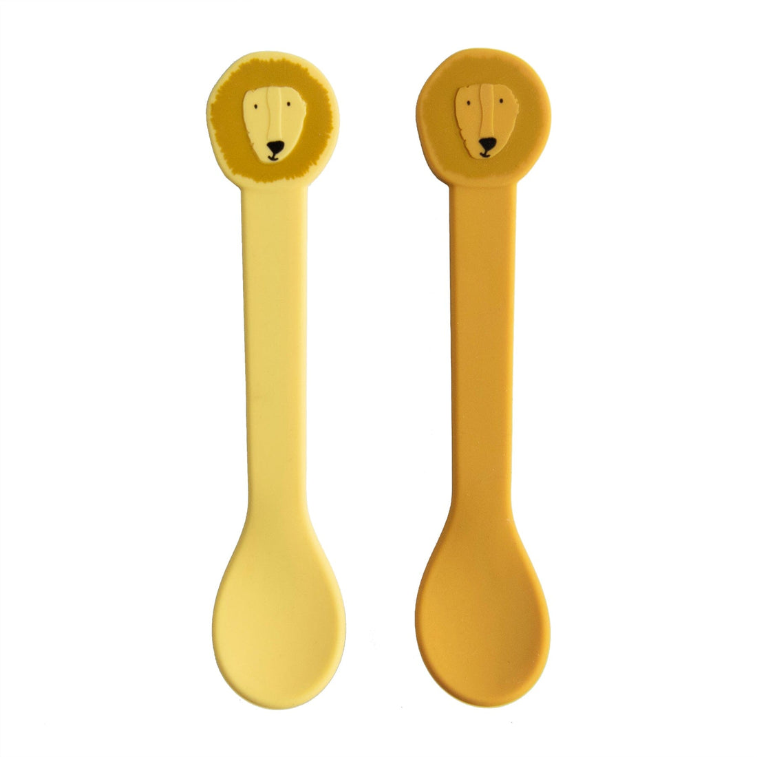 2 colheres silicone Mr Lion dinnerware Trixie 