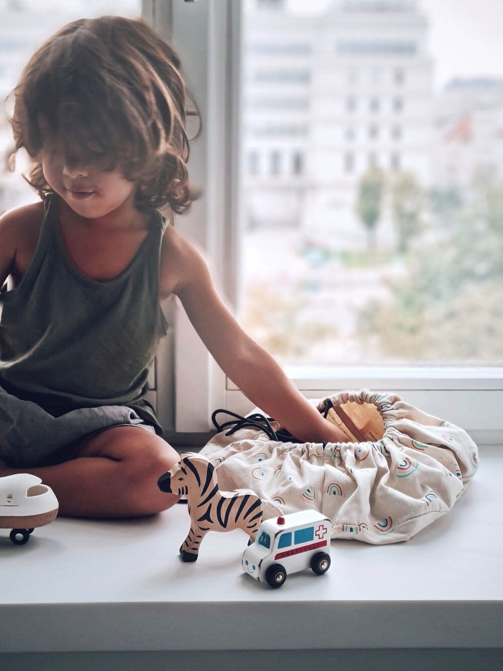 Saco de arrumação mini arco-íris Play&amp;Go 