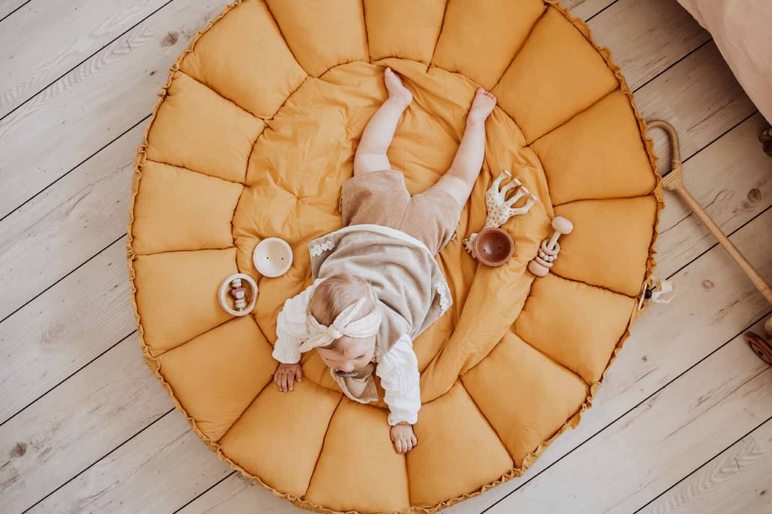 Tapete BLOOM mustard Play&amp;Go 