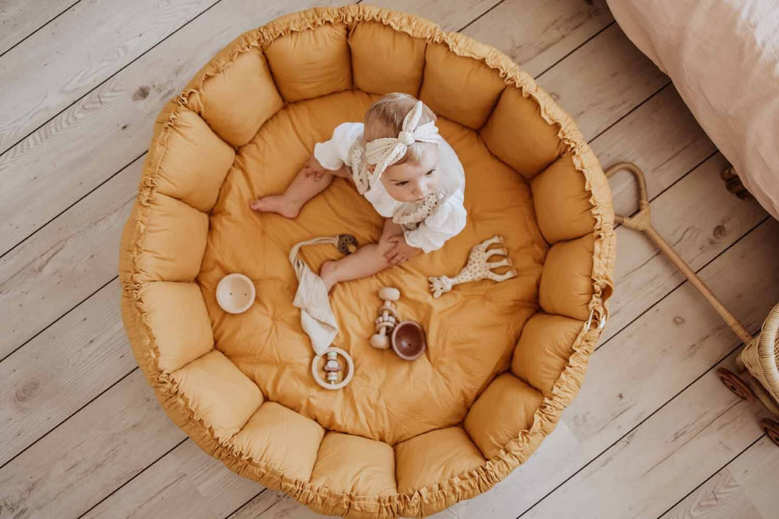 Tapete BLOOM mustard Play&amp;Go 
