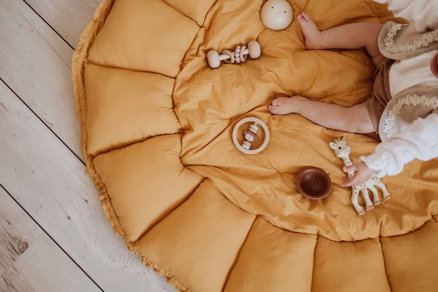 Tapete BLOOM mustard Play&amp;Go 