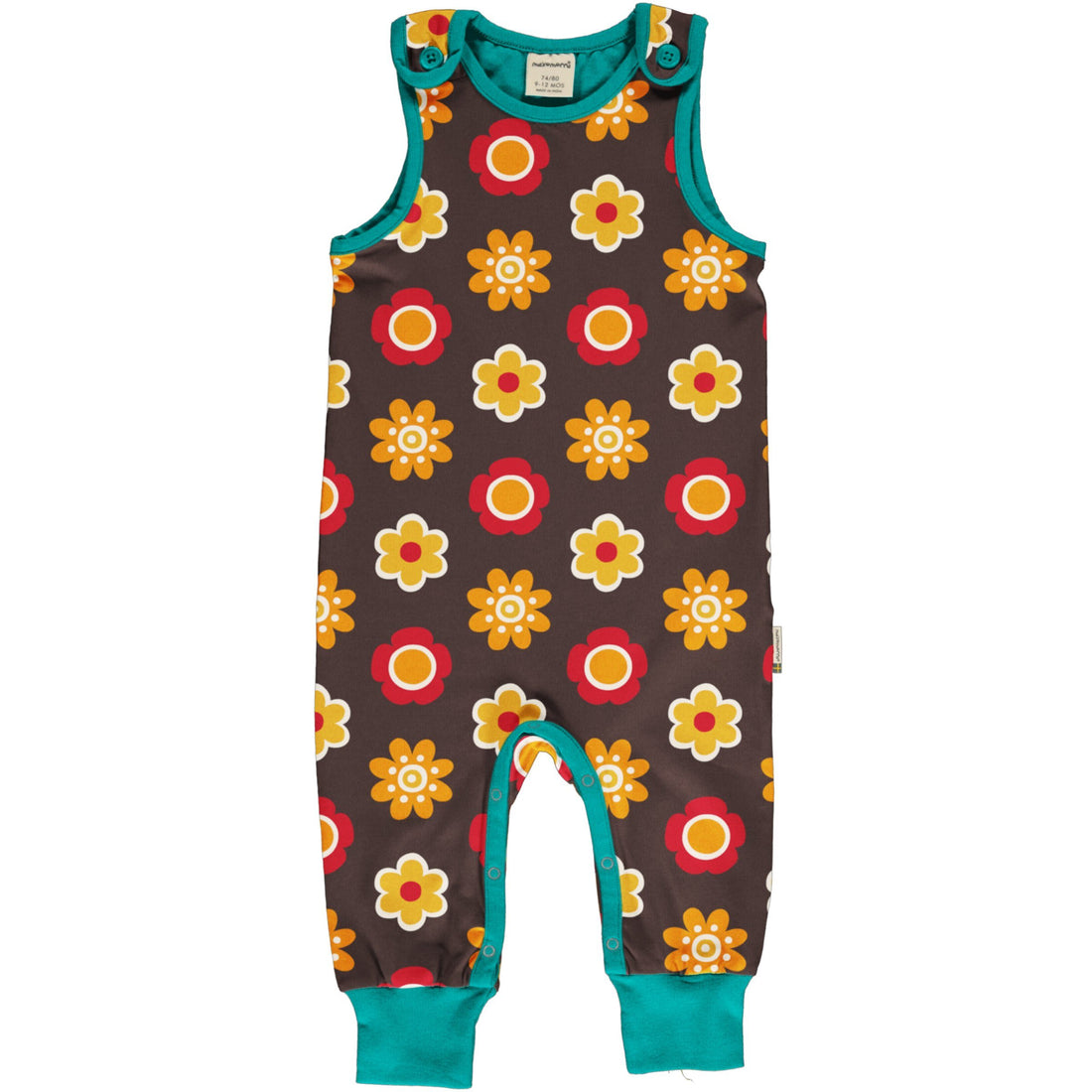 Macacão flores Dungarees Maxomorra 