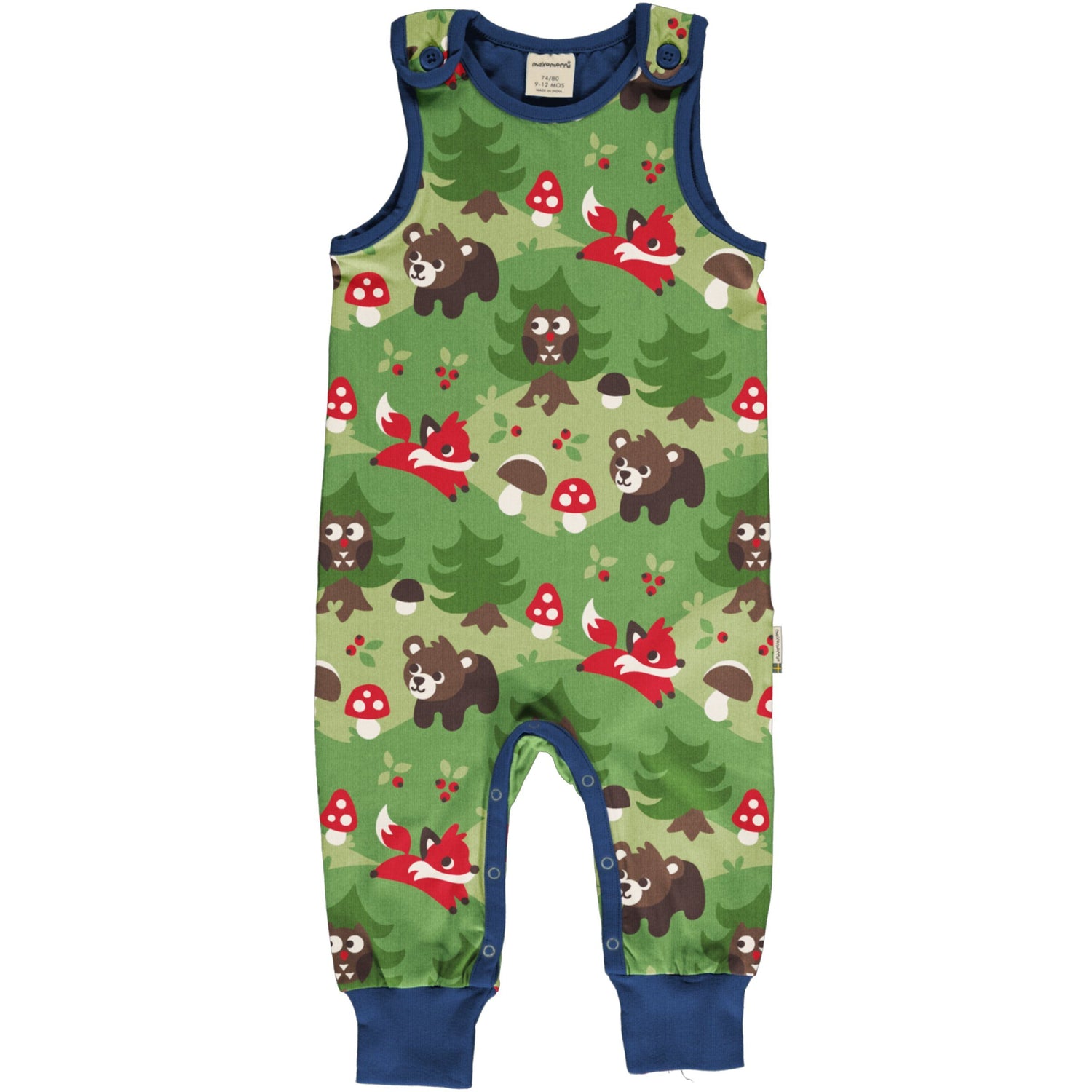Macacão floresta Dungarees Maxomorra 