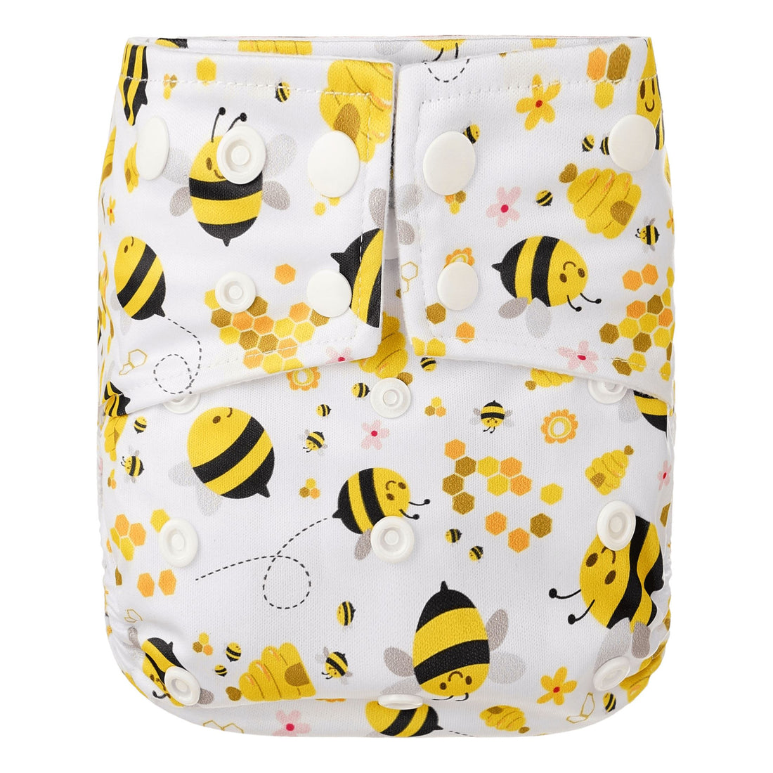 Fralda reutilizável de bolso bees Fraldas reutilizáveis Happy Bear 