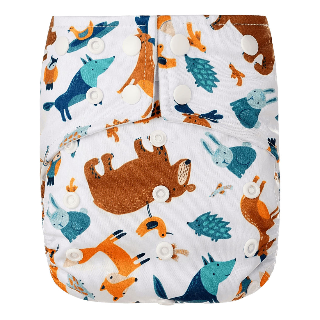 Fralda reutilizável de bolso forest animals Fraldas reutilizáveis Happy Bear 