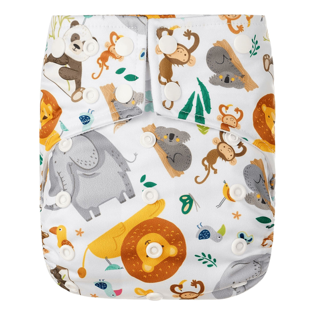 Fralda reutilizável de bolso wild animals Fraldas reutilizáveis Happy Bear 