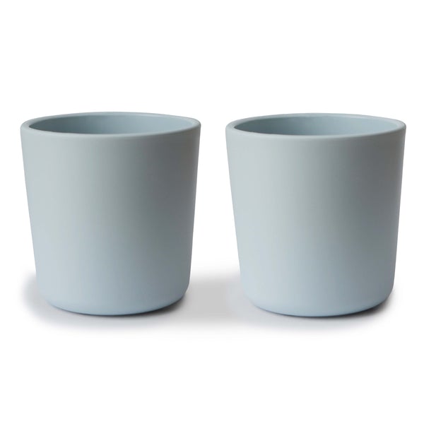 2-pack dinnerware cups powder blue mushie meal mushie 