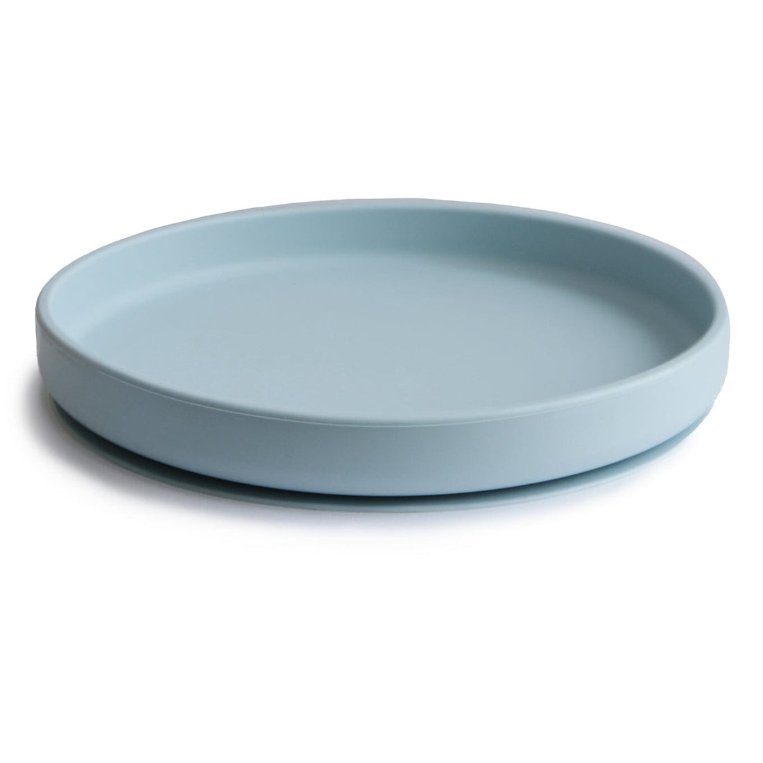 Prato clássico com ventosa powder blue meal mushie 