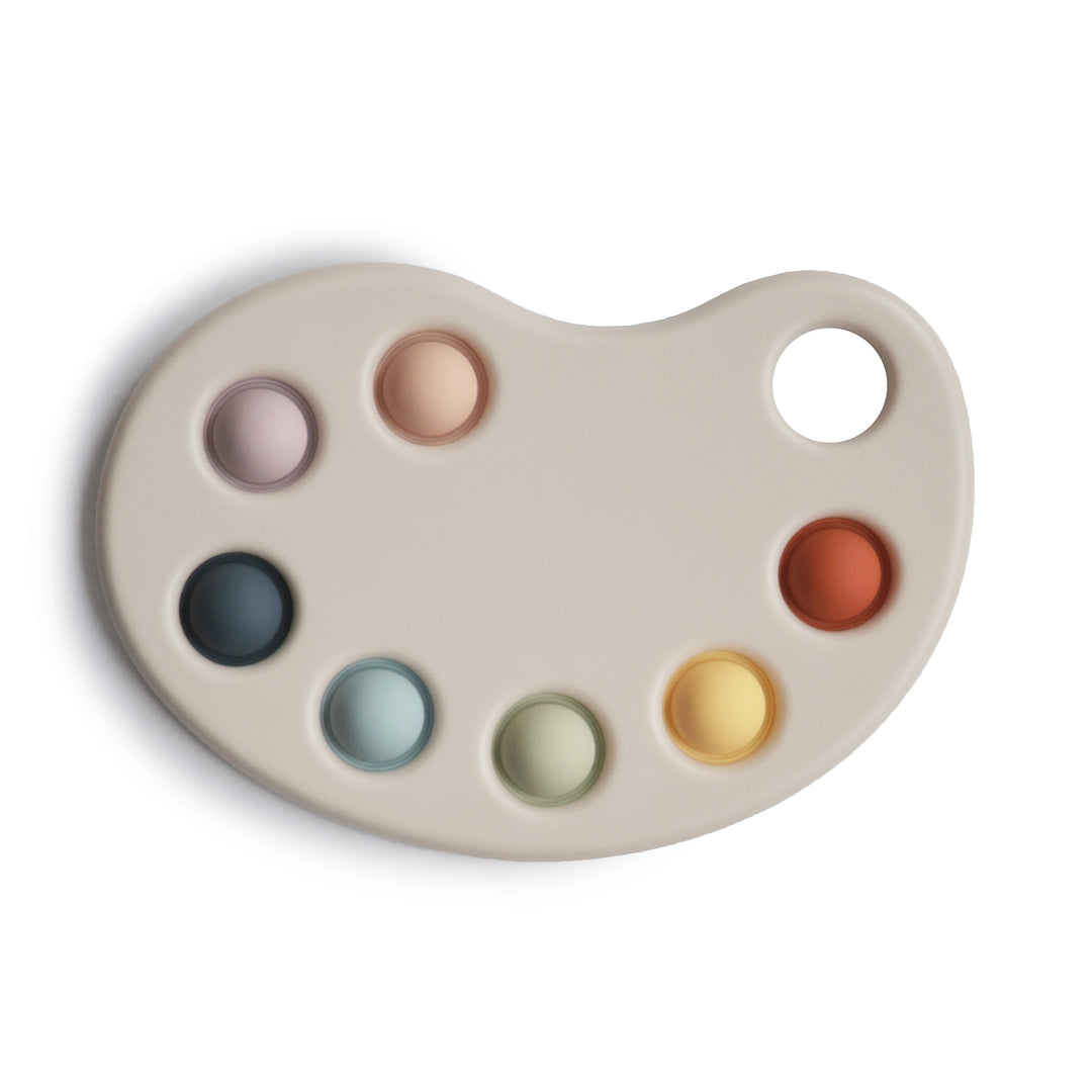 Paint palette press toy mushie Toys mushie 