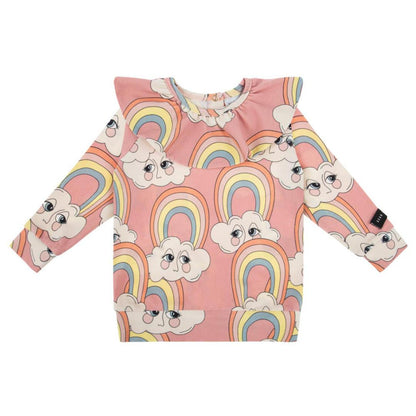 Camisola folho decote rainbow pink Tops Dear Sophie 